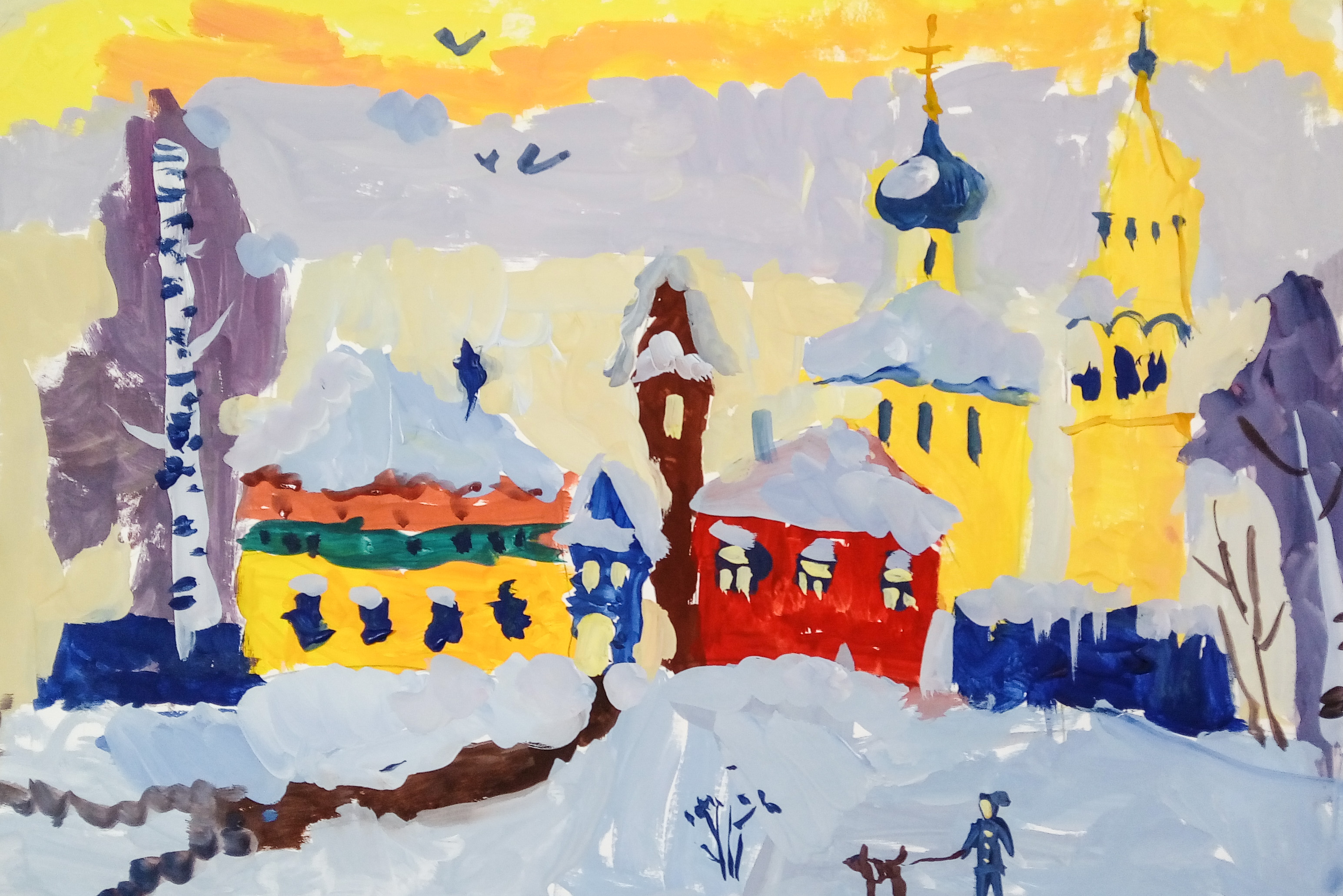 Рисунок на тему я живу в Нижнем Новгороде Сормовский район